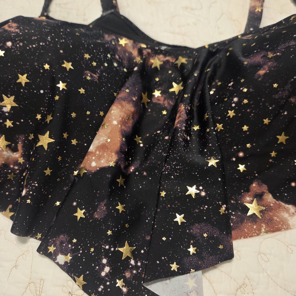 Torrid 5x Swim Top Celestial Foil - Picture 7 of 11